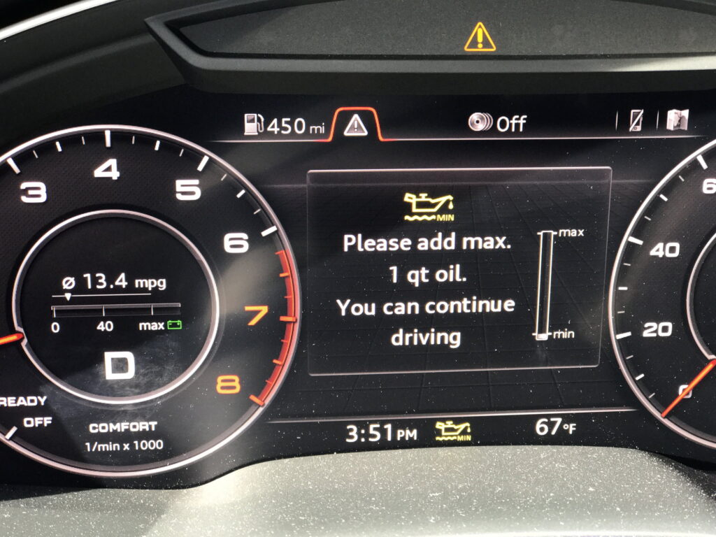 How Far Can You Drive On Min Oil Audi: Maximize Your Mileage